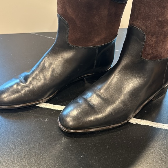 Gucci - Sz-9 Leather/Suede riding boots - Picture 2 of 12